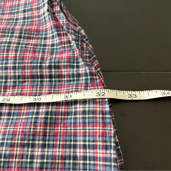 POLO Ralph Lauren Men's Button Down Shirt Cotton Plaid Violet Red Size XXL - Picture 6 of 6